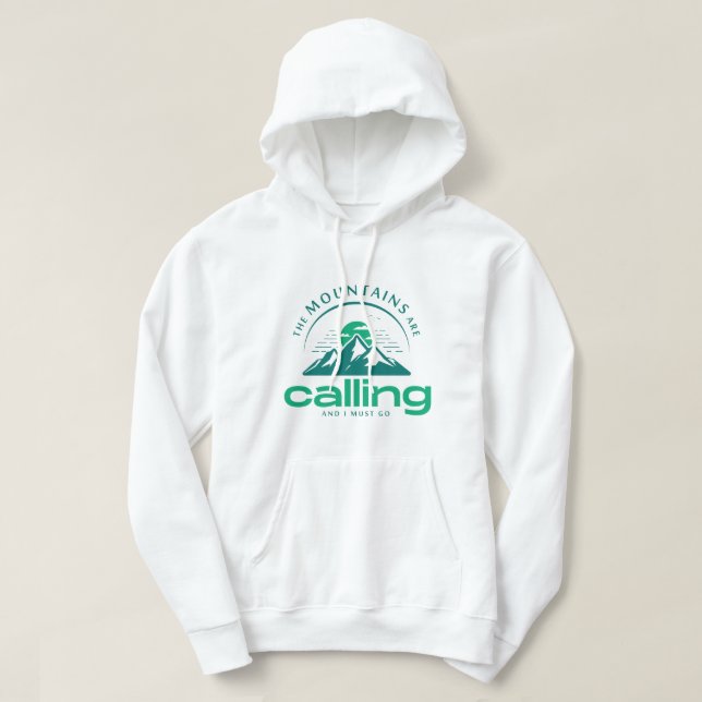 Cosy Youth Hoodie - "The Mountain is Calling" Edit (Design vorne)