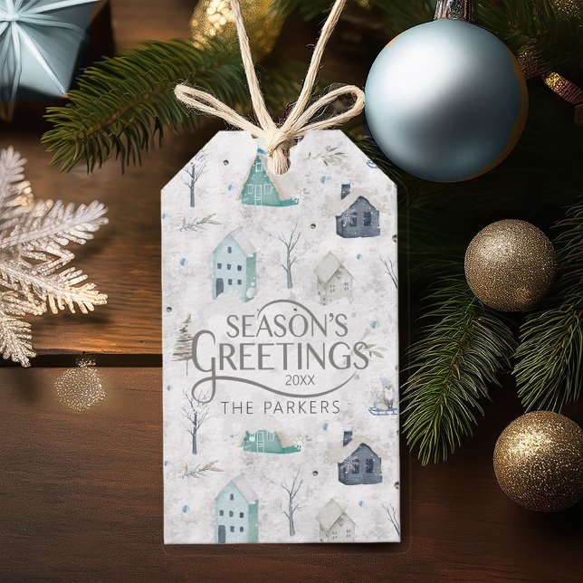 Cosy Zuhause Christmas Aquamarin ID985 Geschenkanhänger (Von Creator hochgeladen)