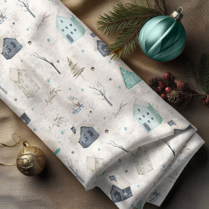 Cosy Zuhause Christmas Aquamarin ID985 Stoff