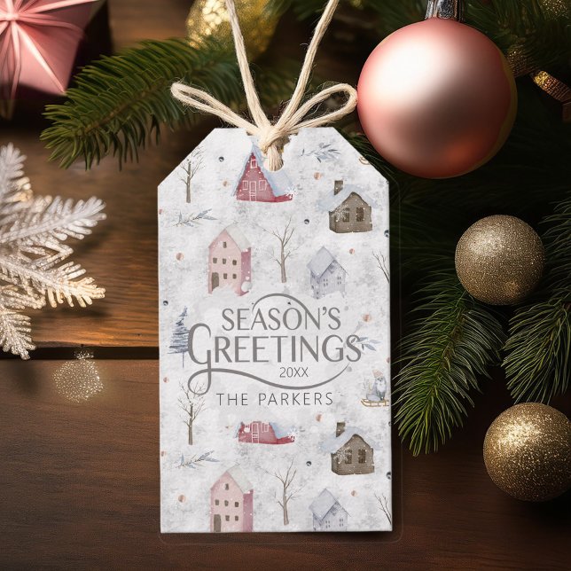 Cosy Zuhause Christmas Pink ID985 Geschenkanhänger (Von Creator hochgeladen)