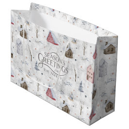 Cosy Zuhause Christmas Pink ID985 Große Geschenktüte