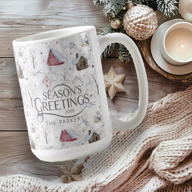 Cosy Zuhause Christmas Pink ID985 Kaffeetasse (Von Creator hochgeladen)