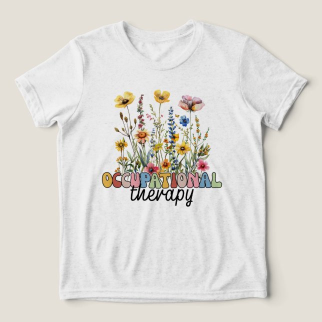 COTA Physikaltherapeut Tri-Blend Shirt (Design Vorderseite)