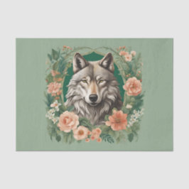 Cotagecore Wolf Decoupage Seidenpapier