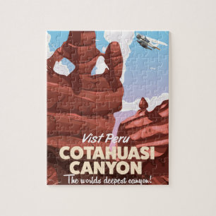 Cotahuasi Canyon Peru Reiseplakat Puzzle