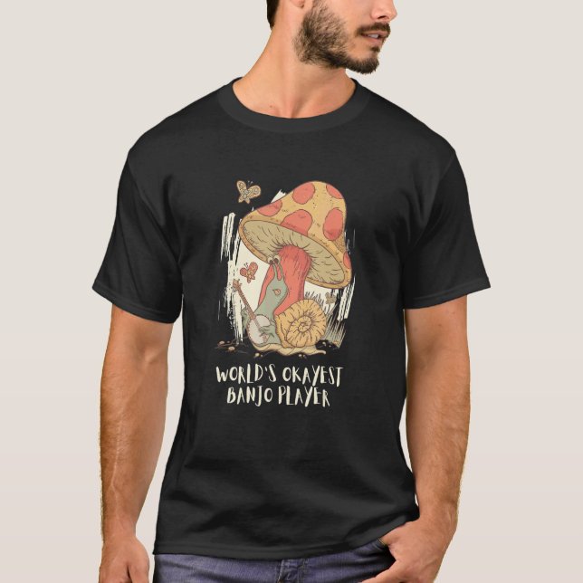 Cotattcore Snail World ist der beste Banjo Player T-Shirt (Vorderseite)