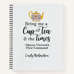 Cotattecore Queen Victoria Teezeremonie Girl Boss Notizbuch