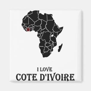 Cote D`ivoire Magnet