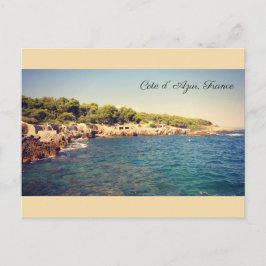 Cote d'Azur, Antibes, Frankreich Postkarte