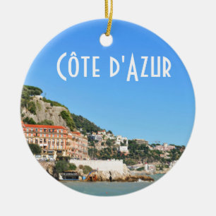 Côte d'Azur in Nizza, Frankreich Keramikornament