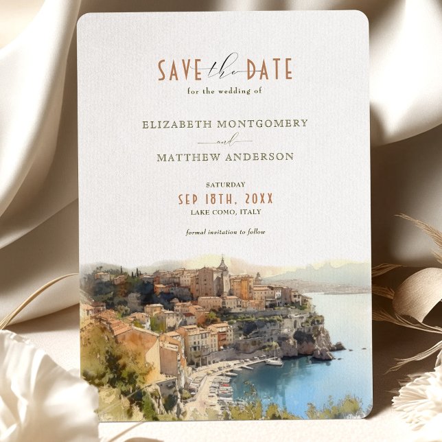 Cote d'Azur Provence Alpes Save the Date Card Einladung (Von Creator hochgeladen)