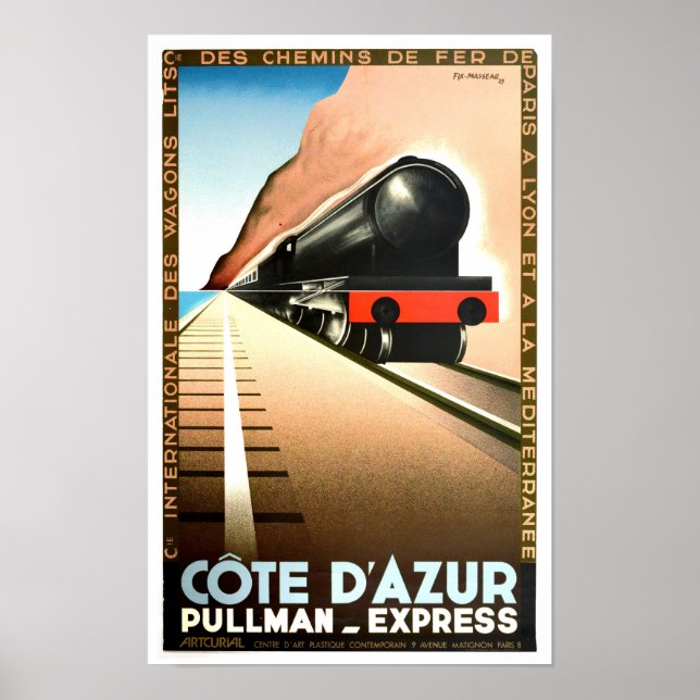 Cote D'Azur Reisezeit Poster (Vorne)