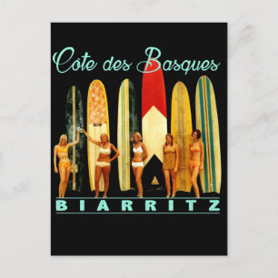 Côte des Basques Biarritz Postkarte