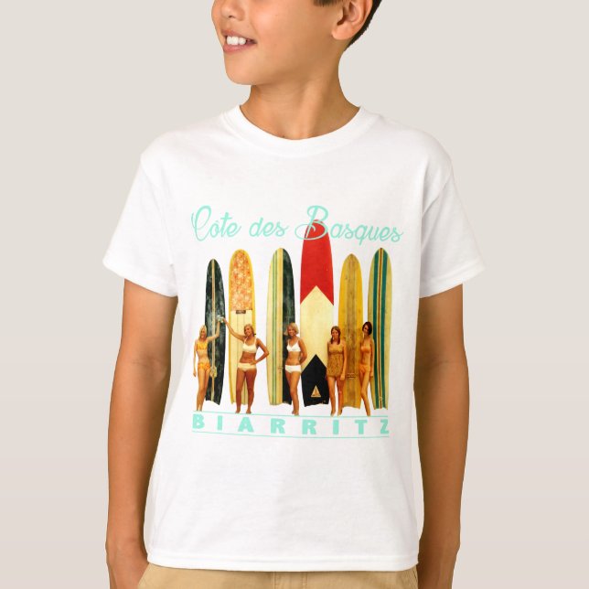Côte des Basques Biarritz T-Shirt (Vorderseite)