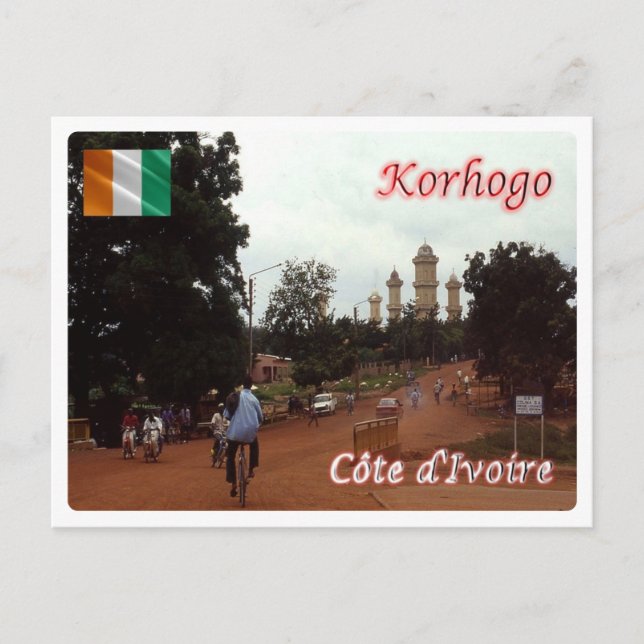 Côte d'Ivoire - Korhogo - Postkarte (Vorderseite)