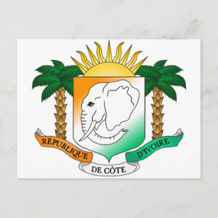 Côte d'Ivoire Postkarte