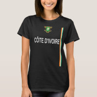 Côte d'Ivoire - Sportives T-Shirt an der Elfenbein