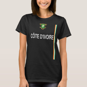 Côte d'Ivoire - Sportives T-Shirt an der Elfenbein