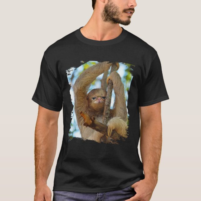 Coth-Katze-Faultier-Hybrid T-Shirt (Vorderseite)