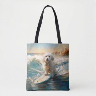 Coton De Tulear Beach Surfmalerei