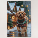 Coton De Tulear Dog Christmas Snow Holiday Puzzle<br><div class="desc">This festive design captures the joyful spirit of the holiday season, featuring an adorable dogs.Nestled in a winter wonderland, complete with a decorated Christmas tree, and beautifully wrapped presents. Snowflakes gently fall, adding a magical touch to the scene, while the vibrant colors of the holiday decorations create a warm and...</div>