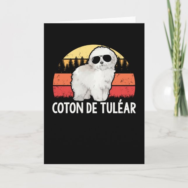 Coton de Tulear | Dog Owner Coton de Tuléar Karte (Vorderseite)