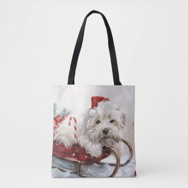 Coton De Tulear Dog Weihnachtsfest (Vorderseite)