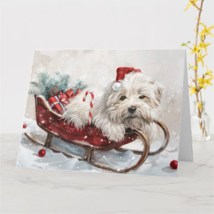 Coton De Tulear Dog Weihnachtsfest Karte