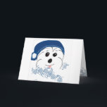 Coton de Tulear Happy Hanukkah Feiertagskarte<br><div class="desc">Nutzen Sie dieses exklusive Coton de Tulear Cartoon Design,  um Ihren Lieben ein Happy Hanukkah zu wünschen,  das von coton-de-tulear-care.com entworfen wurde</div>