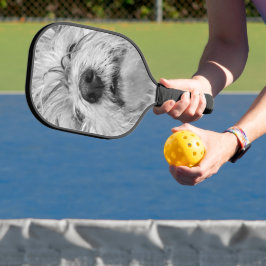 Coton de Tulear Hund Pickleball Schläger