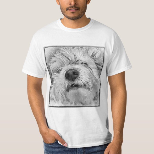 Coton de Tulear Hund T-Shirt (Vorderseite)