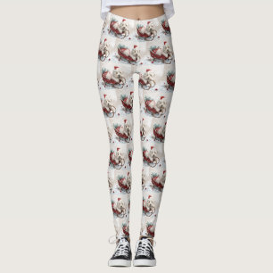 Coton De Tulear Hund Weihnachtsfestlich Leggings