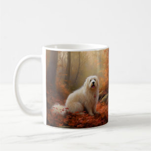 Coton De Tulear im Herbst Leaves Fall Inspiriert Kaffeetasse