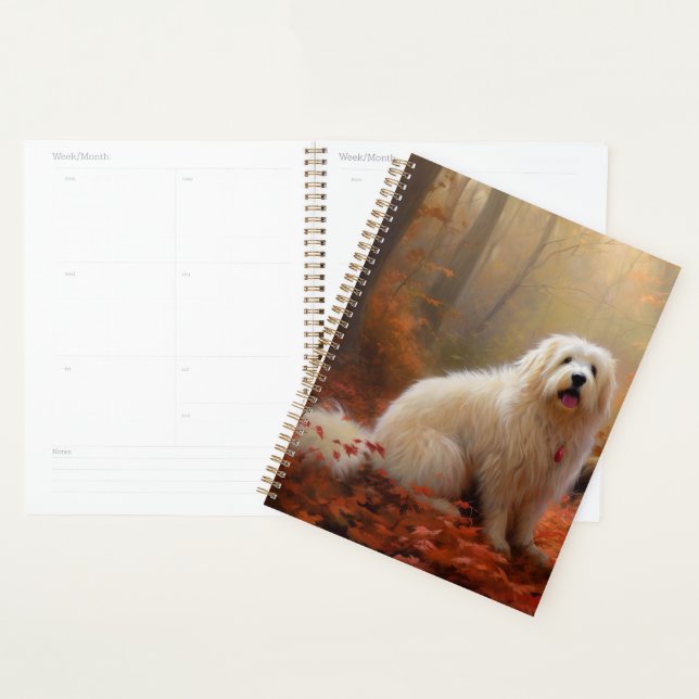 Coton De Tulear im Herbst Leaves Fall Inspiriert Planer (Anzeige)