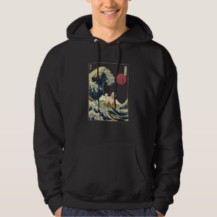 Coton de Tulear Japanische Kanagawa-Welle Surferhu Hoodie