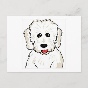 Coton de Tulear Karikatur Postkarte