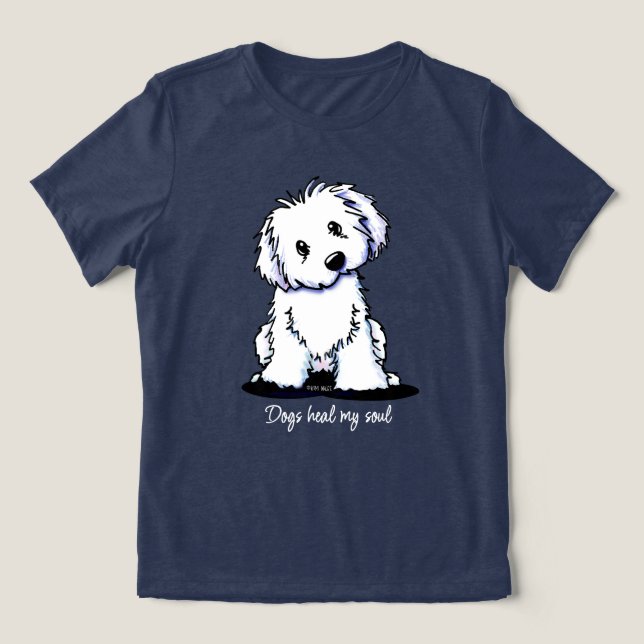 Coton de Tulear KiniArt T - Shirt (Design Vorderseite)