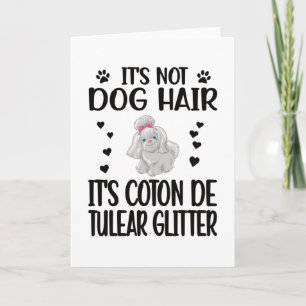 Coton de Tulear Lover Coton de Tulear Dog Owner Karte