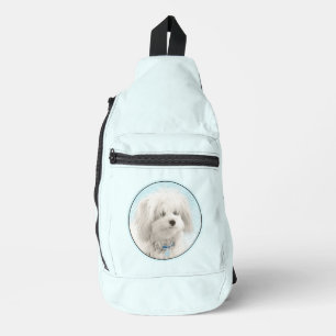 Coton de Tulear Malerei Niedlich Original Haustier Crossbody Bag