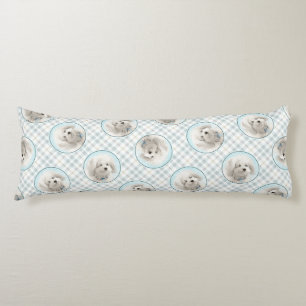 Coton de Tulear Malerei Niedlich Original Haustier Seitenschläferkissen