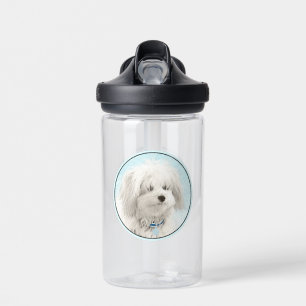 Coton de Tulear Malerei - Süße originelle Hundekun Trinkflasche
