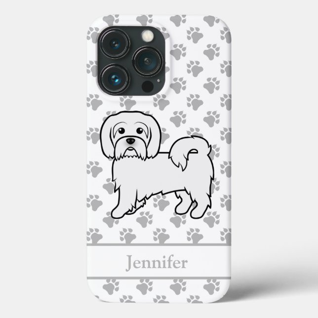Coton De Tulear Niedlich Cartoon Dog & Individuell Case-Mate iPhone Hülle (Rückseite)