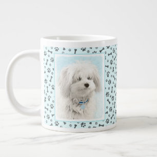 Coton de Tulear Painting - Niedliche Original Dog  Jumbo-Tasse