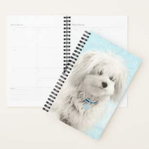 Coton de Tulear Painting - Niedliche Original Dog Planer