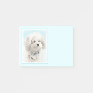 Coton de Tulear Painting - Niedliche Original Dog  Post-it Klebezettel