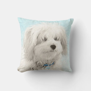 Coton de Tulear Painting - Niedliche Original Hund Kissen