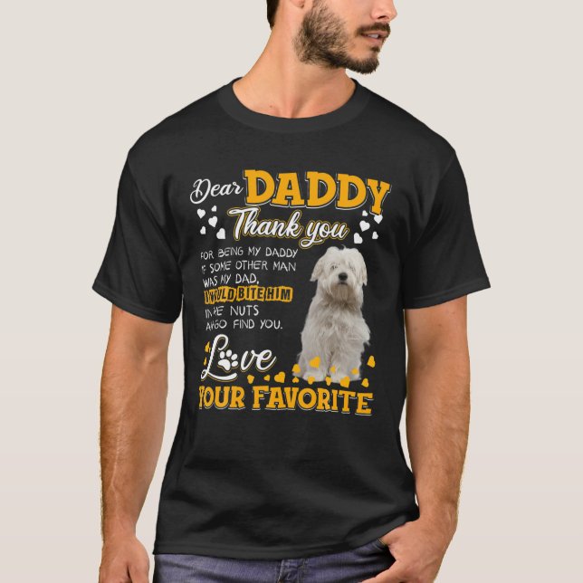 Coton De Tulear Sehr geehrter Daddy danke Ihnen, d T-Shirt (Vorderseite)
