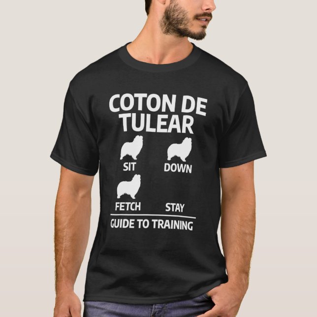 Coton De Tulear Trainer Dog Trainer T-Shirt (Vorderseite)