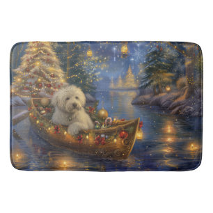 Coton De Tulear Weihnachtsreise Badematte