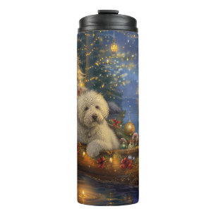Coton De Tulear Weihnachtsreise Thermosbecher